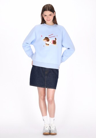 Sweat-shirt 'Pop' MYMO en bleu