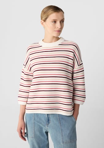 comma casual identity Sweater in White: front