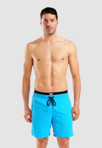 ARENAKupaće hlače 'ELASTIC BAND BEACH BOXER' - plava boja: prednji dio