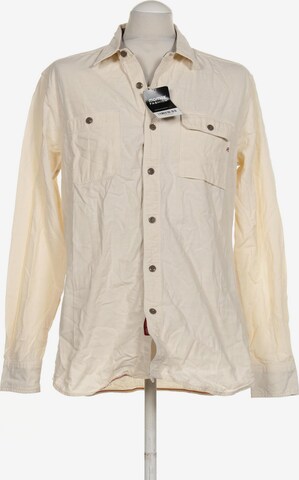 REPLAY Button Up Shirt in XL in White: front