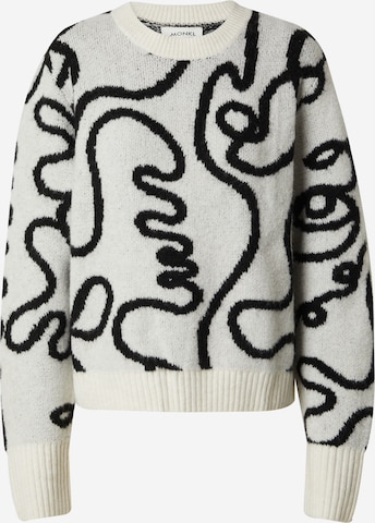 Pullover di Monki in bianco: frontale