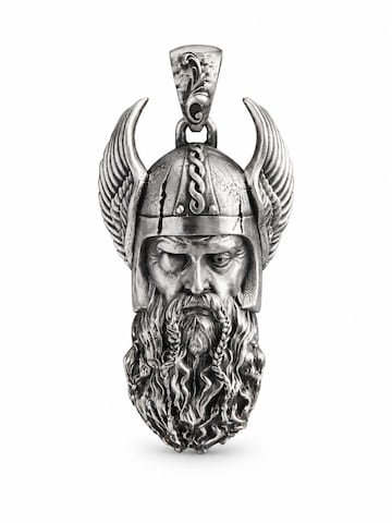 REYTEL Hangers 'VIKING WARRIOR ODIN' in Zilver: voorkant