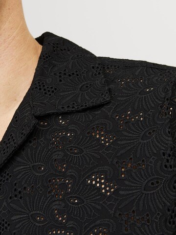 JACK & JONES Comfort fit Button Up Shirt in Black
