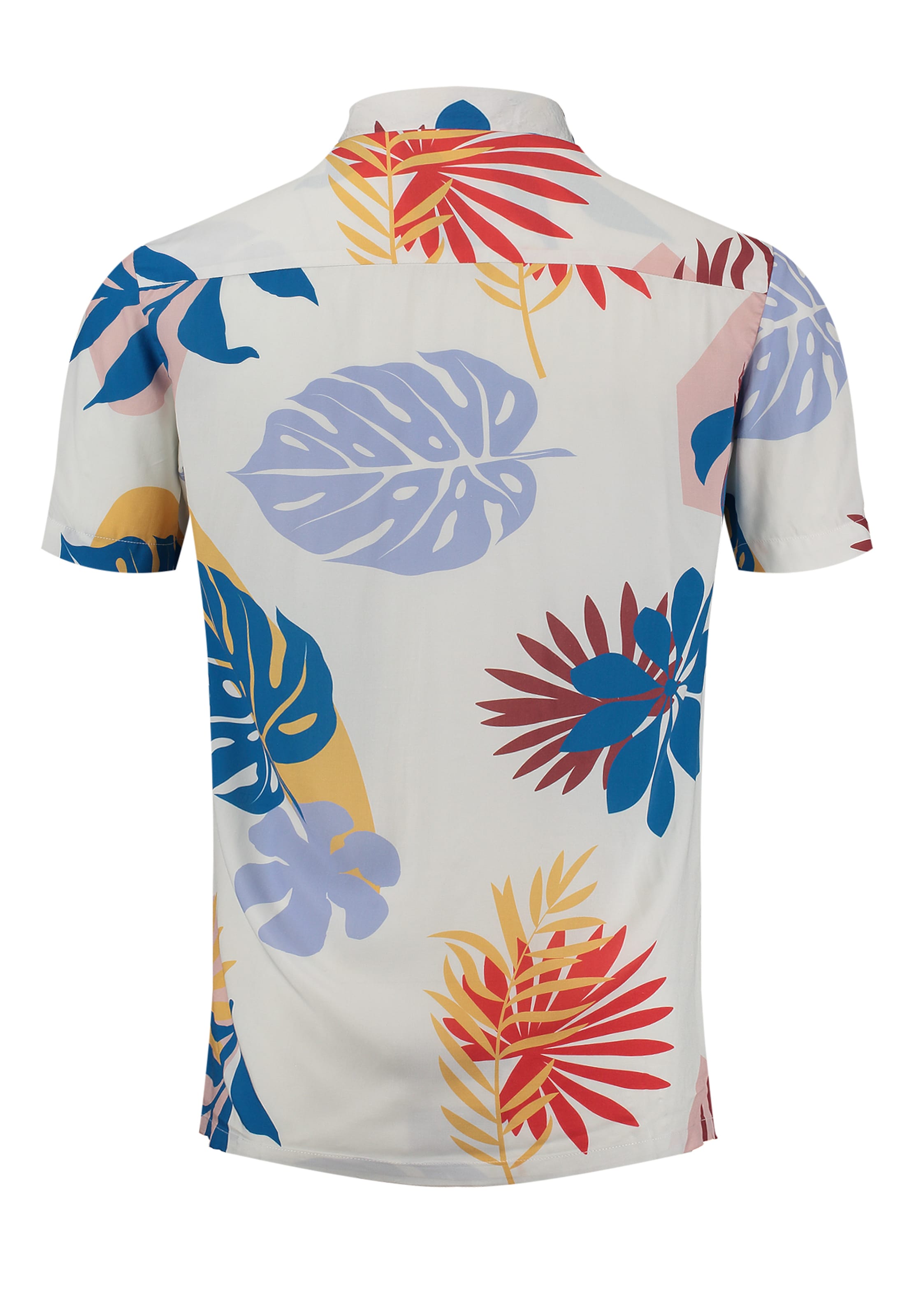 Key Largo Regular Fit Paita 'Splash' värissä valkoinen