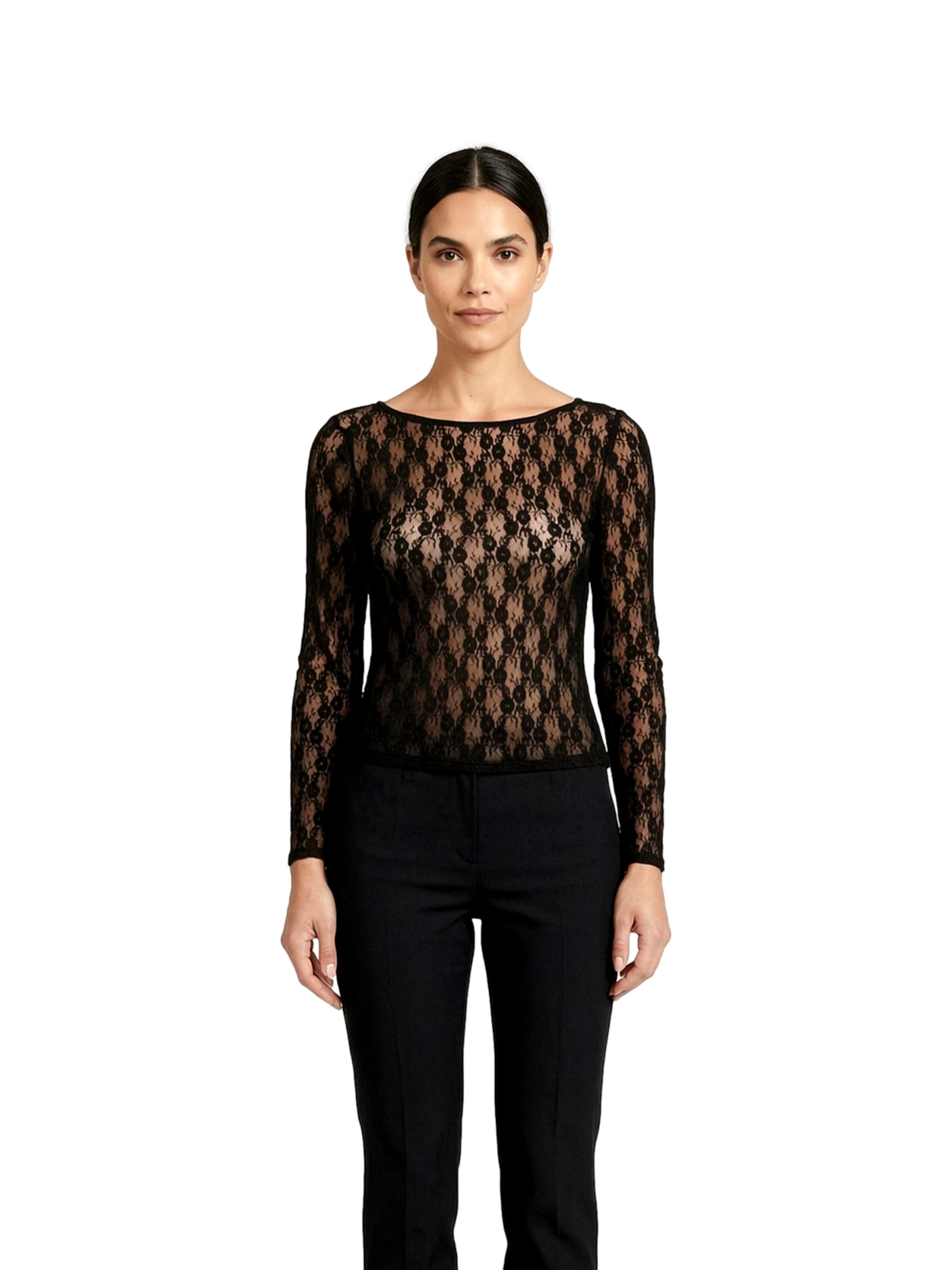 Tricou de la ONLY pe negru: față