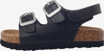 NAME IT Отворени обувки 'FILBERT' в черно: отпред