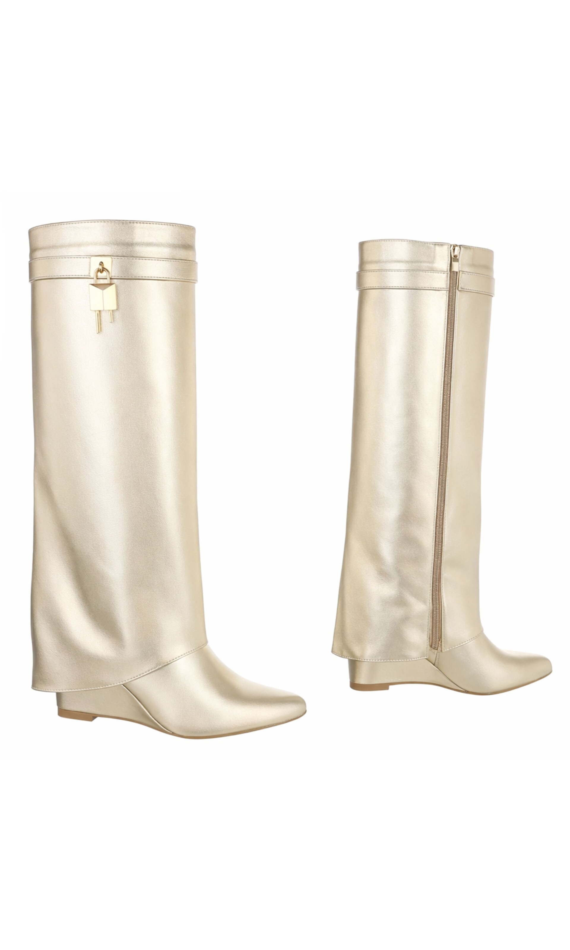 Ital-Design Boots in Gold