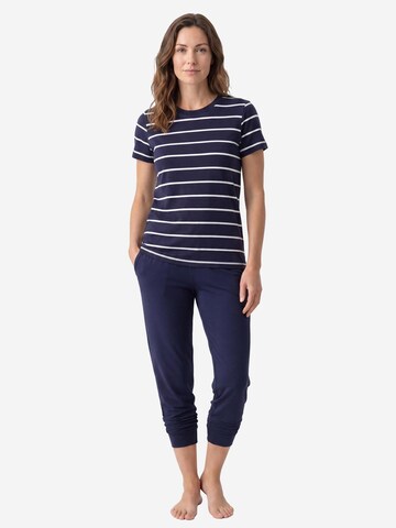 SCHIESSER Pyjama 'Mix & Relax' in Blauw