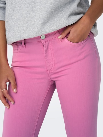 ONLY Slimfit Hose 'BLUSH' in Pink