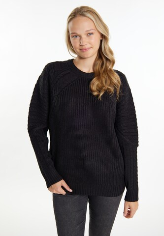 MYMO Pullover 'Blonda' in Schwarz: predná strana