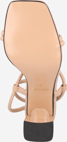 River Island Strap Sandals in Beige