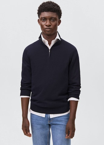 MANGO TEEN Sweater 'Perkins' in Blue: front