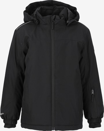 ZigZag Winter Jacket in Black: front