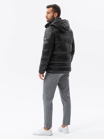 Veste d’hiver 'OM-JAHP-22FW-010' Ombre en noir