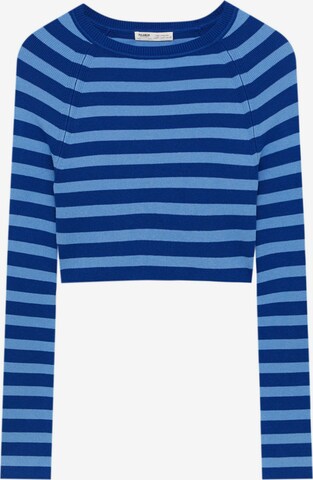 Pullover di Pull&Bear in blu: frontale