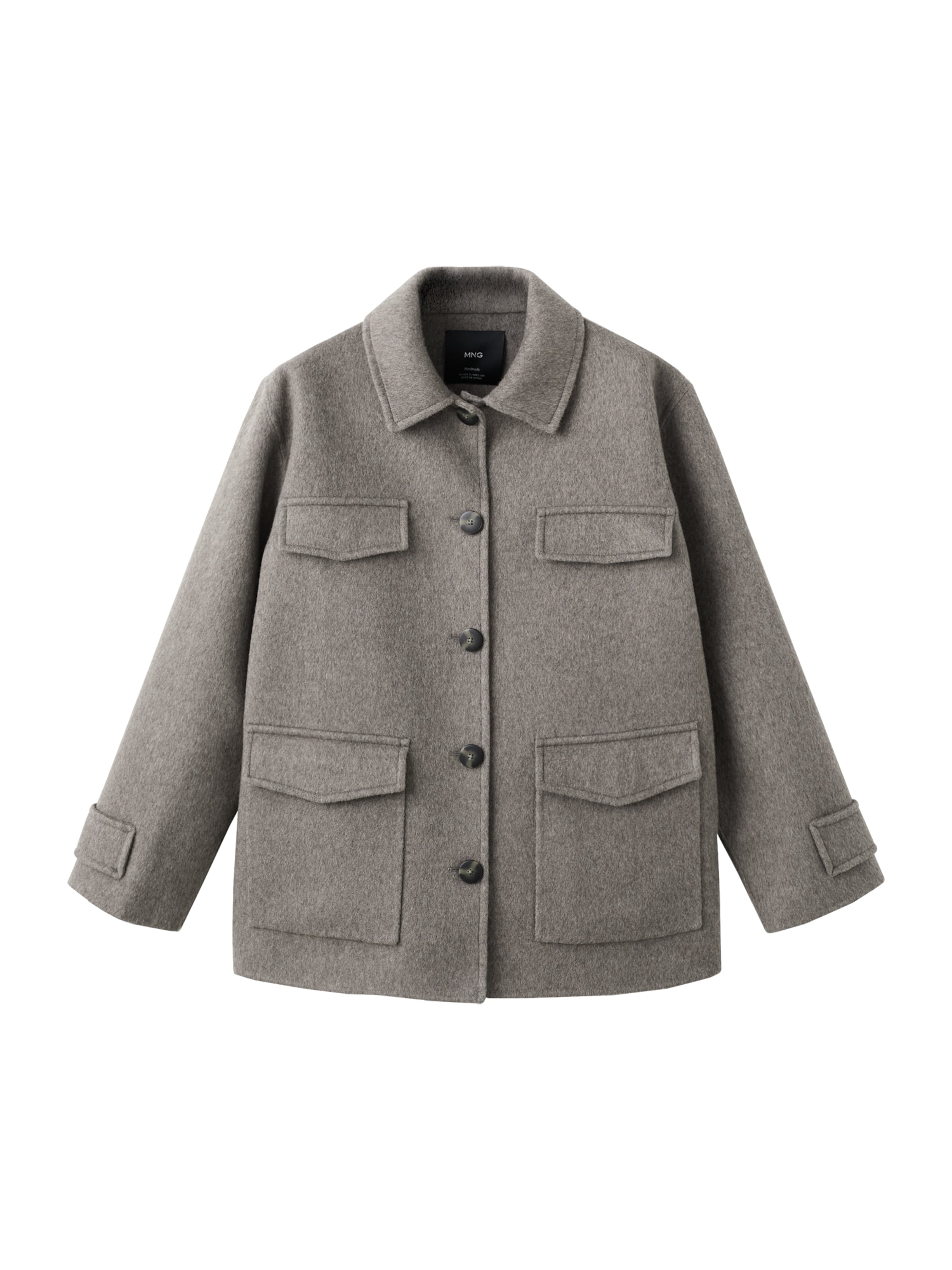 Veste mi-saison 'SOBRE' MANGO en marron : devant