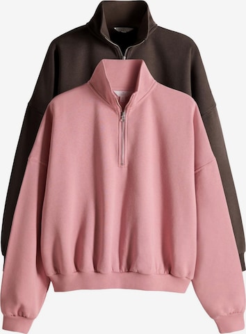 The SetSweater majica - smeđa boja: prednji dio