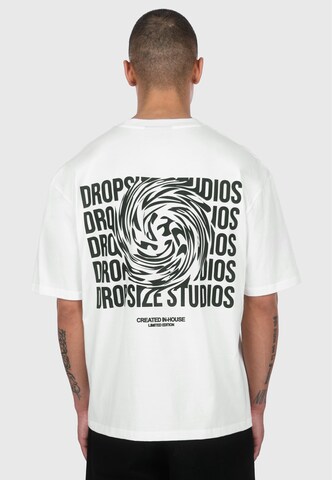 Dropsize T-Shirt in Weiß: Vorderseite