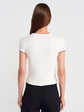 T-shirt 'T-Shirts' Dilvin en blanc