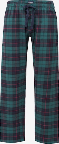 Happy Shorts Pajama Pants ' XMAS ' in Green: front