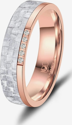 MARRYA - Anillo 'MARRYA CA-21 Eheringe aus Carbon l' en oro: frente