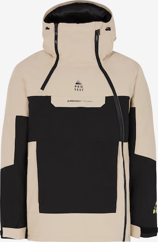 PROTEST Sportjacke 'PRTDAZZLE' in Braun: Vorderseite