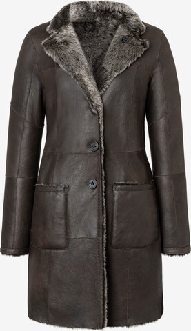 Werner Christ Winter Coat 'Dunja CW' in Brown