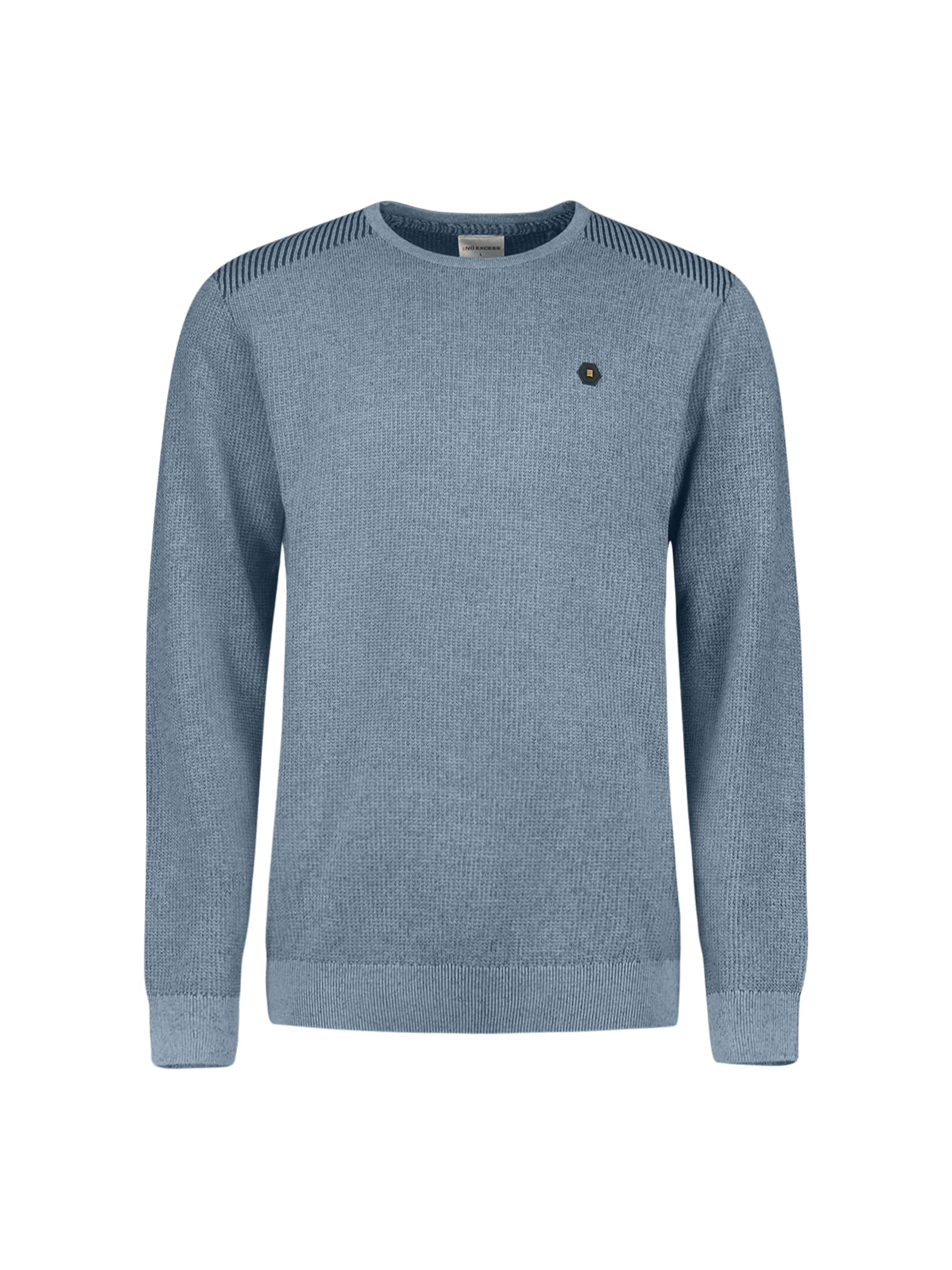 No Excess Pullover in Blau: Vorderseite