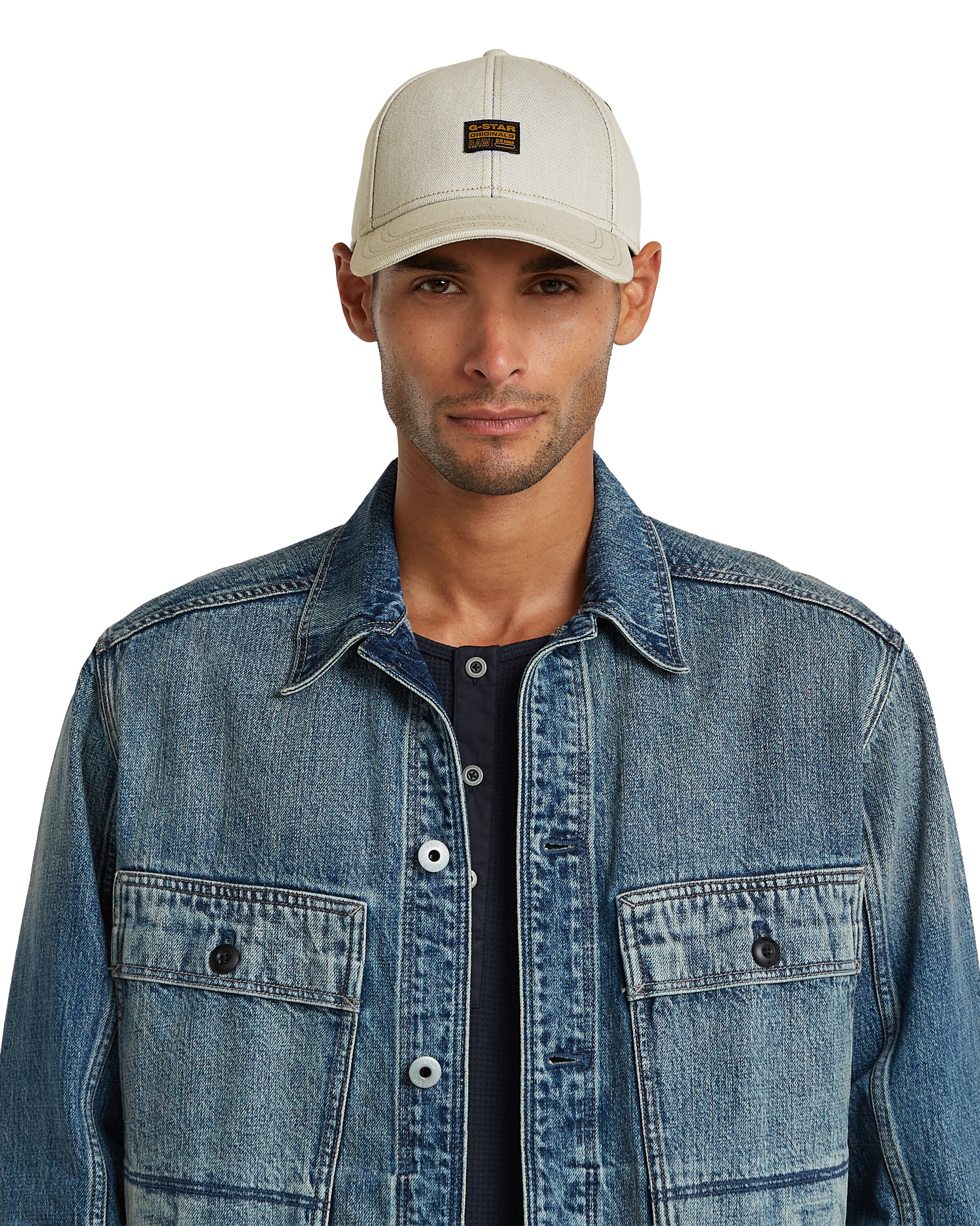 G-STAR Pet 'Originals Baseball Cap' in Blauw: voorkant