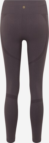 Skinny Pantaloni sportivi 'Nagar' di Athlecia in grigio