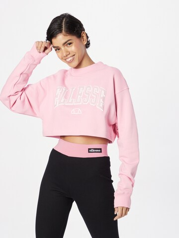 ELLESSE Sweatshirt 'Guiditta' in Roze: voorkant