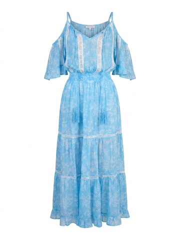 Miss June Dress 'Robe Longue Karena' in Blue: front