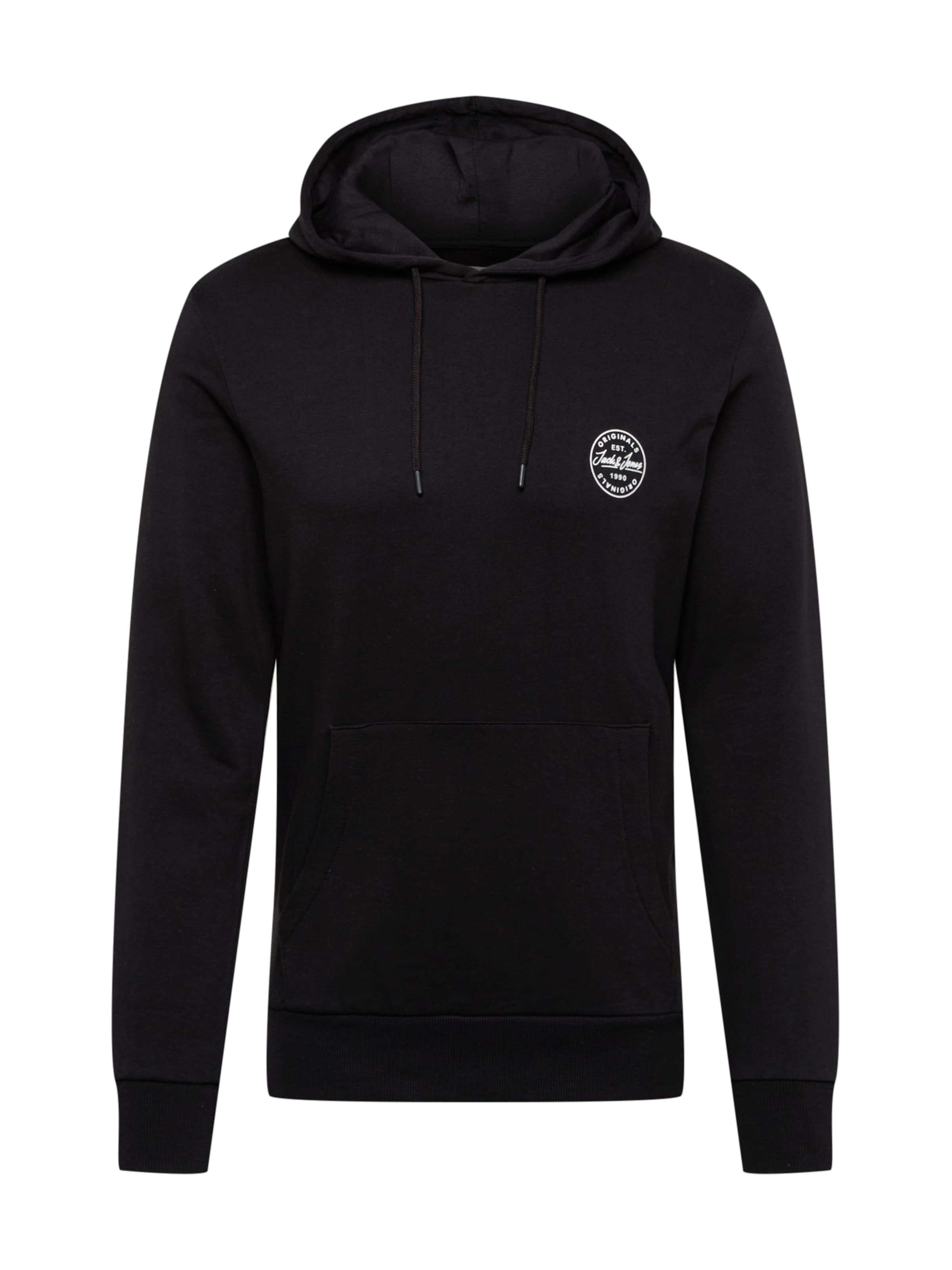 Sweat-shirt 'Shark' JACK & JONES en noir : devant