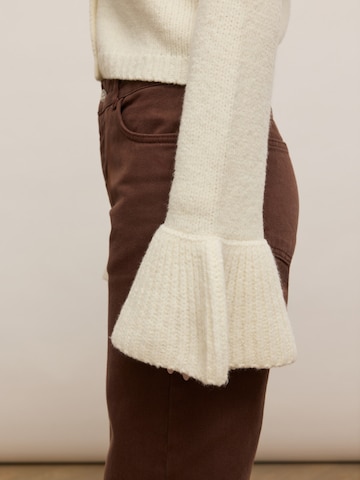 noar studios Knit Cardigan 'PEARL CARDIGAN' in White