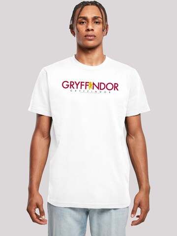 T-Shirt 'Harry Potter Gryffindor' F4NT4STIC en blanc : devant