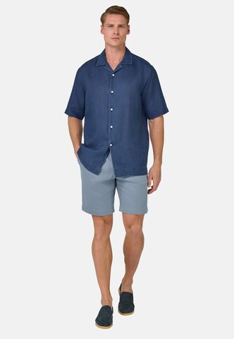 Coupe regular Chemise Boggi Milano en bleu