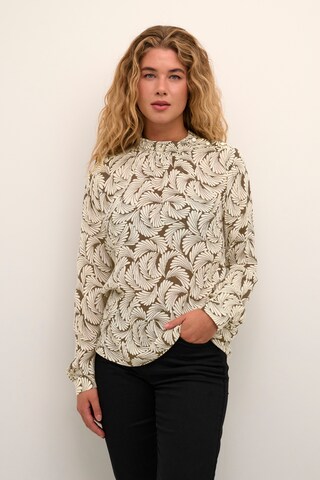 Kaffe - Blusa 'Mari' en beige: frente