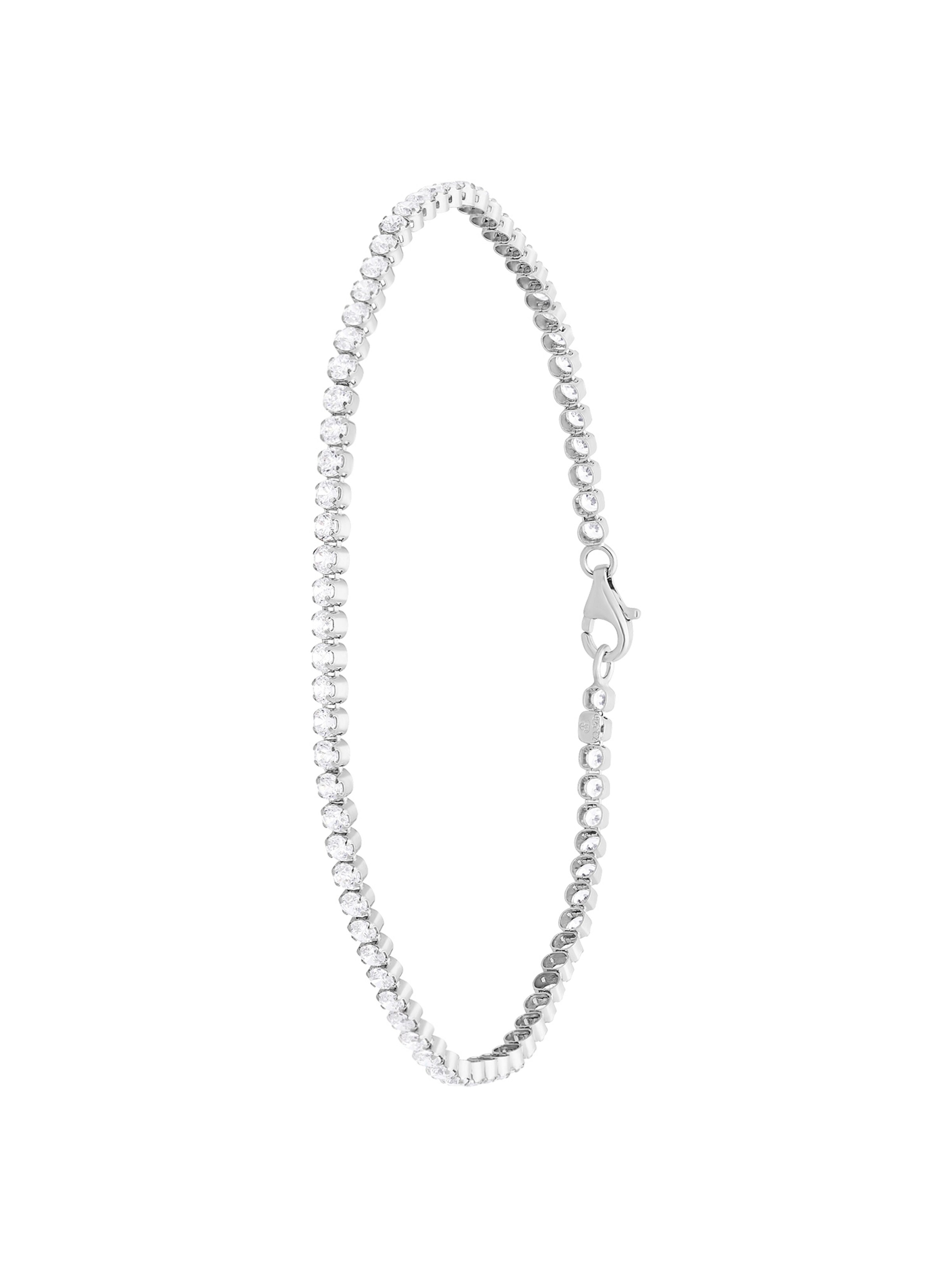 Lucardi Bracelet 'Klassisch' in Silver: front