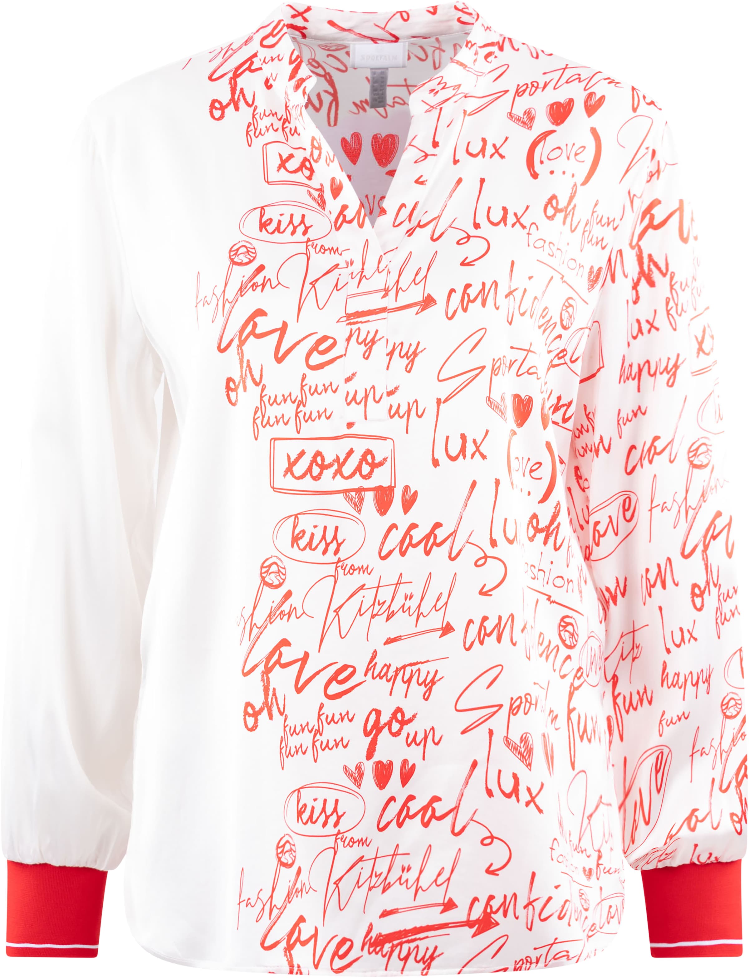 Sportalm Kitzbühel Blouse in Red: front