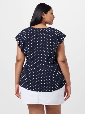 Object Curve Bluse 'OLLI' in Blau