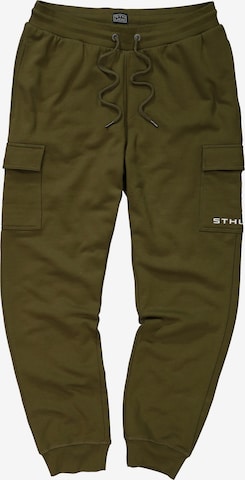 STHUGE Cargo Pants in Green: front