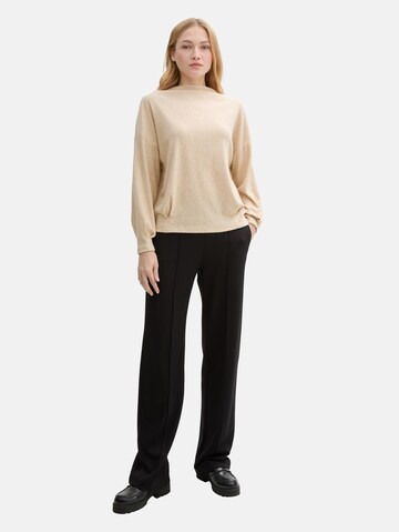 TOM TAILOR Sweatshirt in Beige