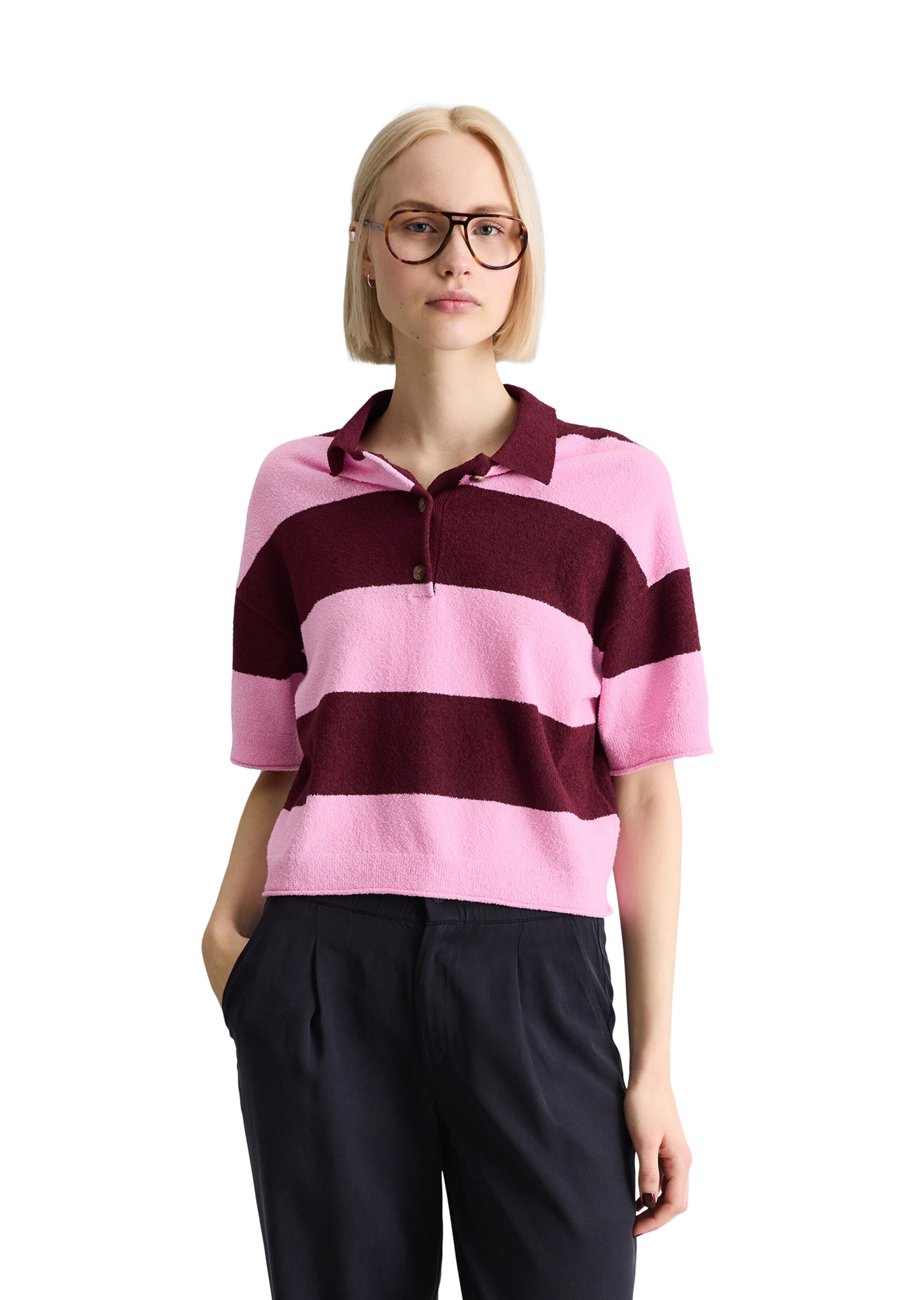 Marc O'Polo DENIM Sweater in Pink: front