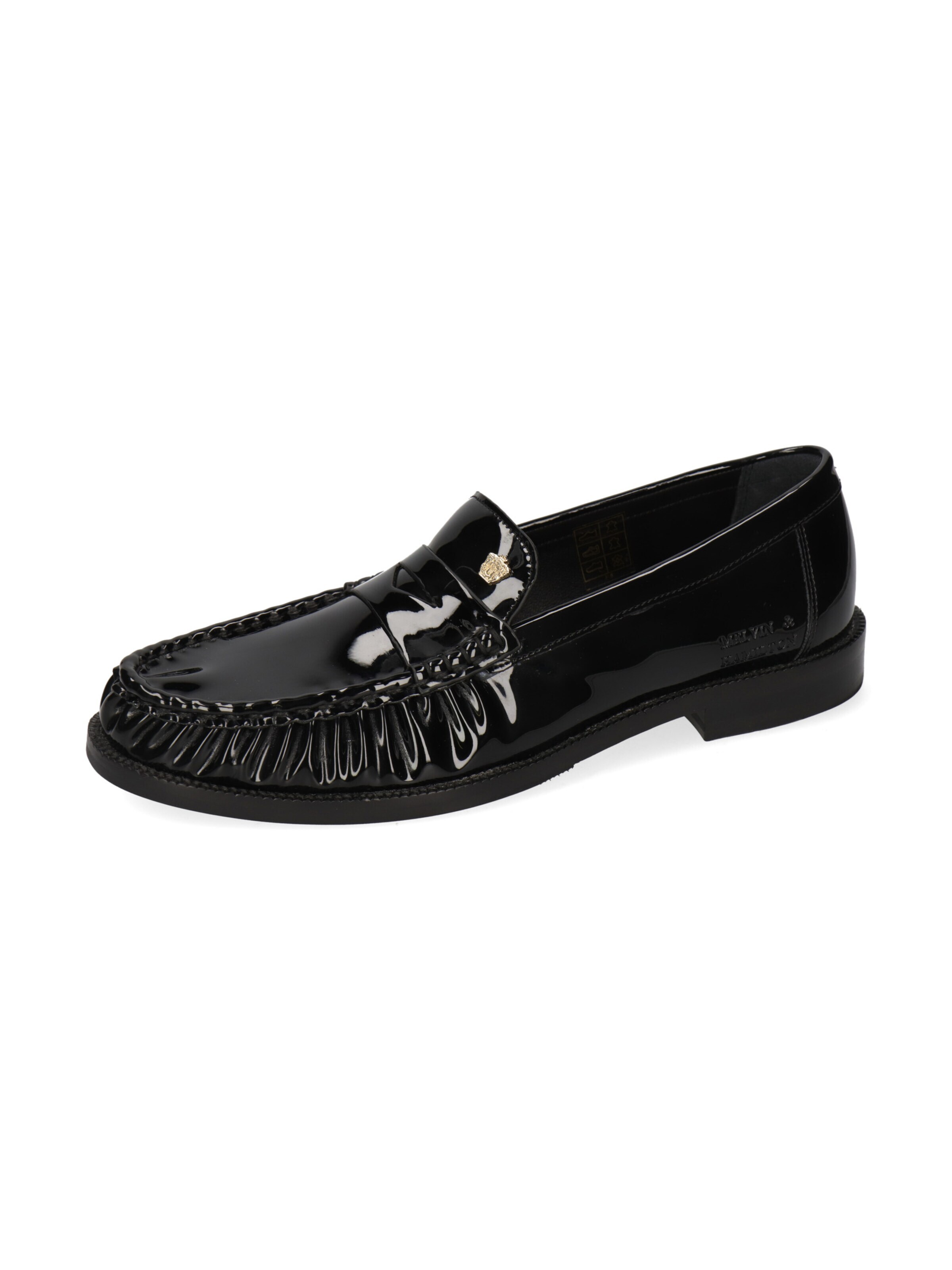 MELVIN & HAMILTON Mokassin 'Kamilla 1'‌‌‌‌‌‌‌‌‌ in Schwarz: Vorderseite