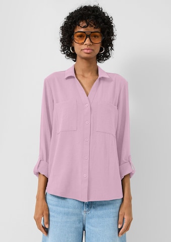 rozā QS Blūze: no priekšpuses