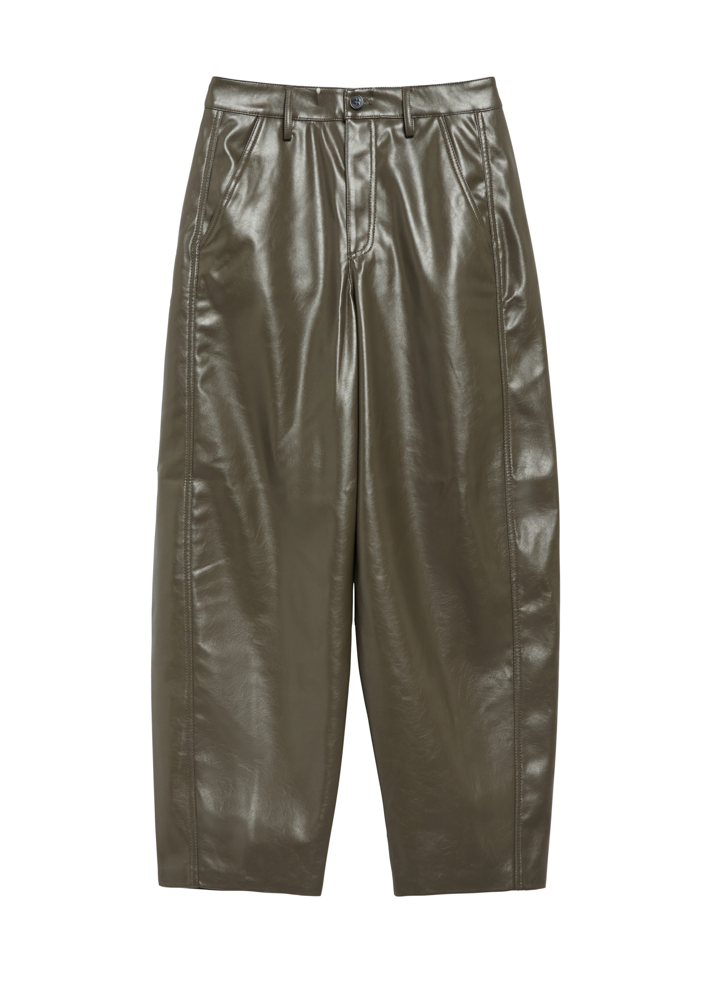 Barrel Pantalon s.Oliver en vert : devant