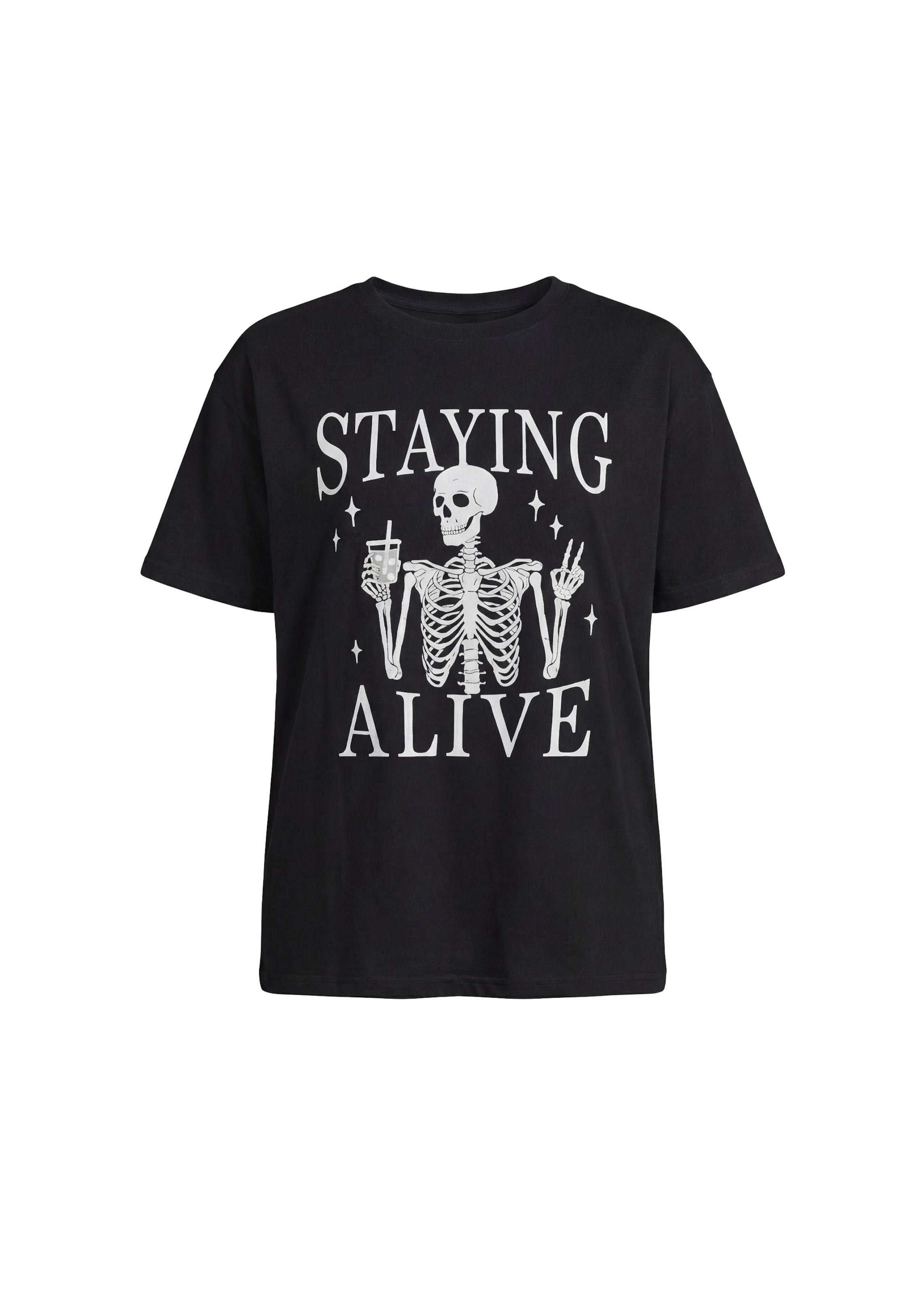 myMo ROCKS - Camiseta en negro: frente