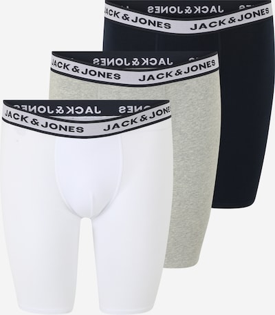 JACK & JONES Bokserki 'JACSOLID' w kolorze granatowy / nakrapiany szary / białym, Podgląd produktu