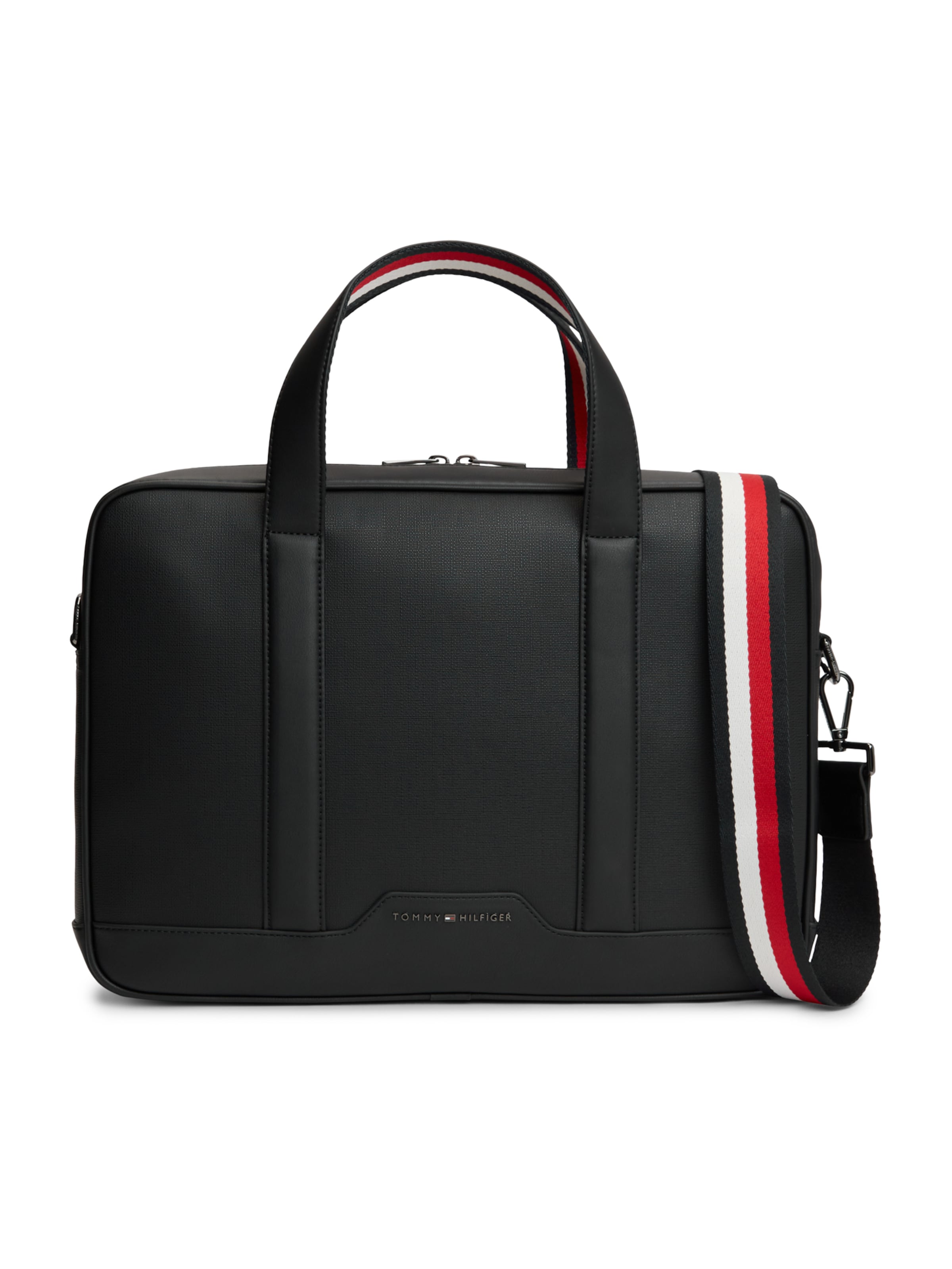TOMMY HILFIGER Torba na laptopa w kolorze czarny: przód