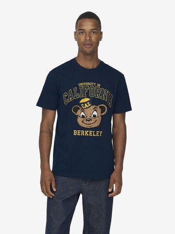 Only & Sons Shirt 'Berkeley' in Blauw